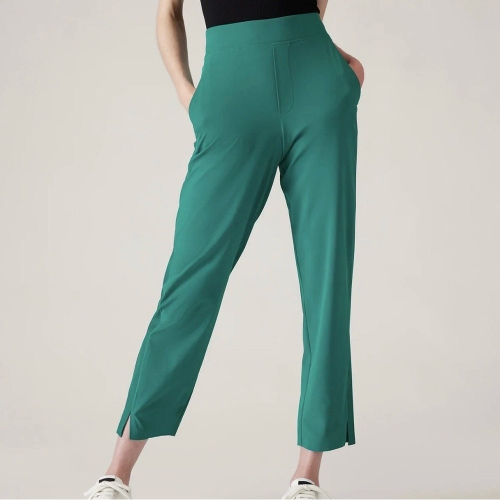Athleta Brooklyn Women’s Ankle Pant Size 4 Emerald‎ Green